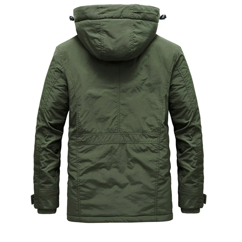 James | Parka with Faux Fur Lining and Quilted Hood