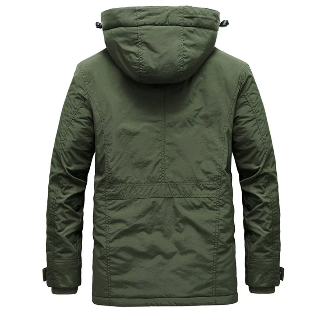 James | Parka with Faux Fur Lining and Quilted Hood