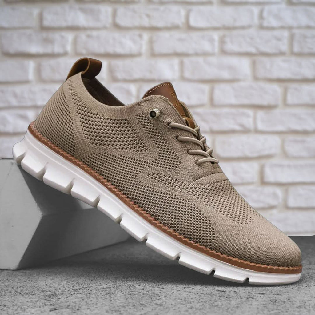 Dennis | Knitted Sneakers with Heel Pull Tab