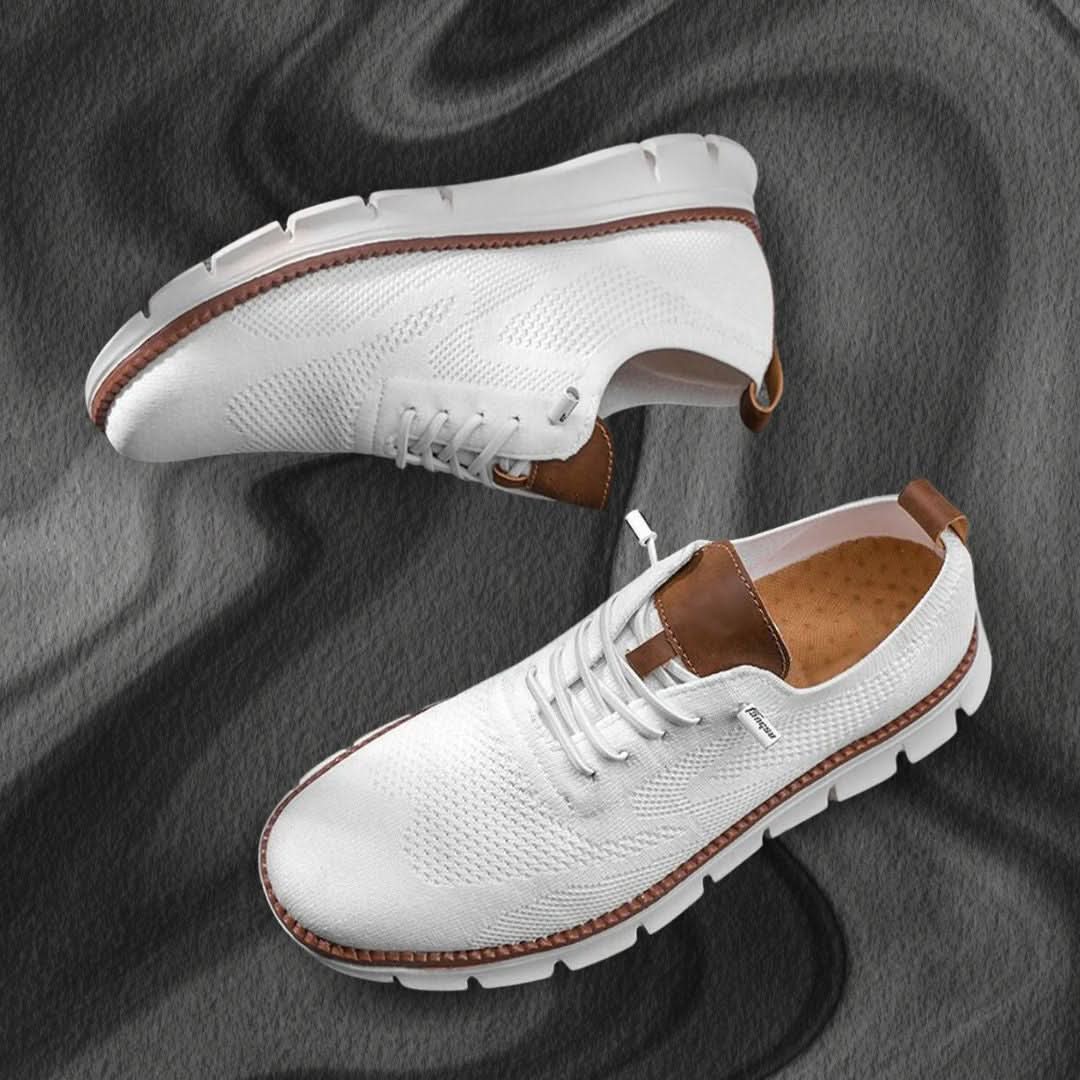 Dennis | Knitted Sneakers with Heel Pull Tab