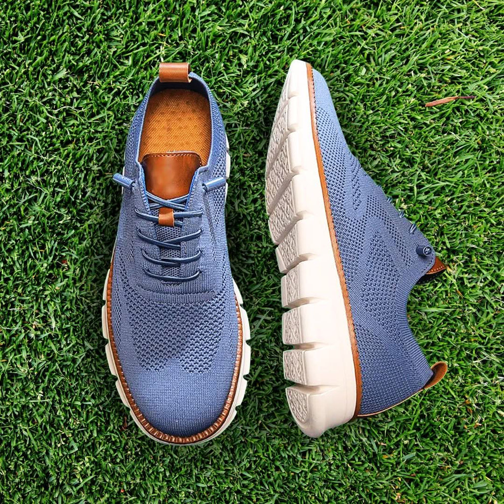 Dennis | Knitted Sneakers with Heel Pull Tab