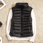 Brooks | Quilted Vest with High Stand-Up Collar