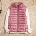 Brooks | Quilted Vest with High Stand-Up Collar
