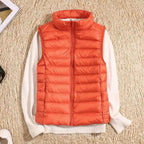 Brooks | Quilted Vest with High Stand-Up Collar