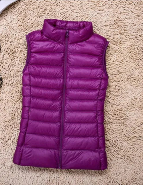 Brooks | Quilted Vest with High Stand-Up Collar