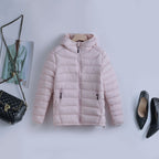 Ainsley | Hooded Puffer Jacket with Full-Length Zipper
