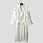 Reese | Waffle Bathrobe with Shawl Collar