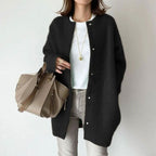 Andrea | Oversized Button-Front Cardigan