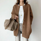 Andrea | Oversized Button-Front Cardigan