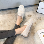Georgina | Soft Teddy Moccasins with Rubber Sole