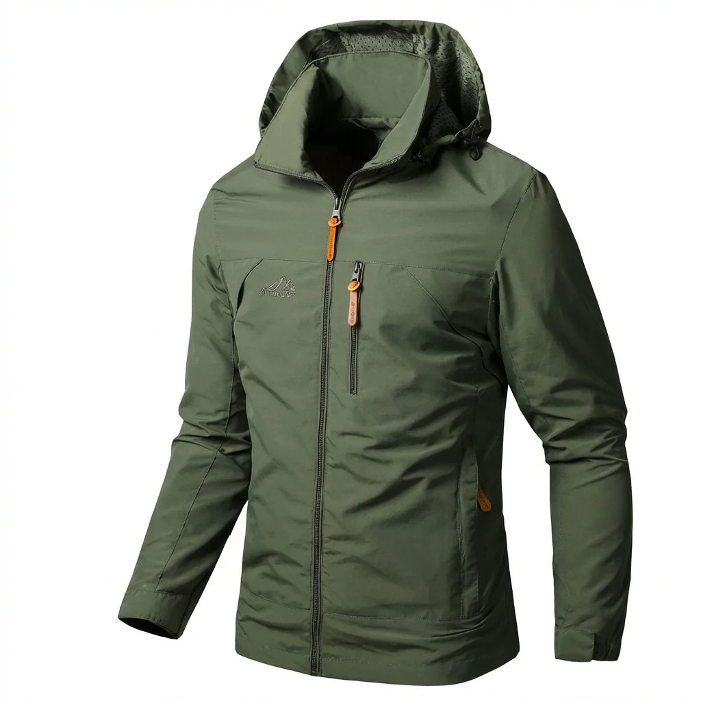 Cole | Hooded Shell Jacket with Velcro Cuffs
