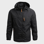 Ian | Hooded Shell Jacket with Zipper Pockets