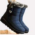 Karina | Quilted Boots with Faux Fur Trim