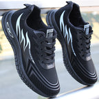 Jeremy | Low-Top Sneakers with Flame Print