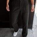Jared | Tailored Straight-Leg Pants with Side Pockets