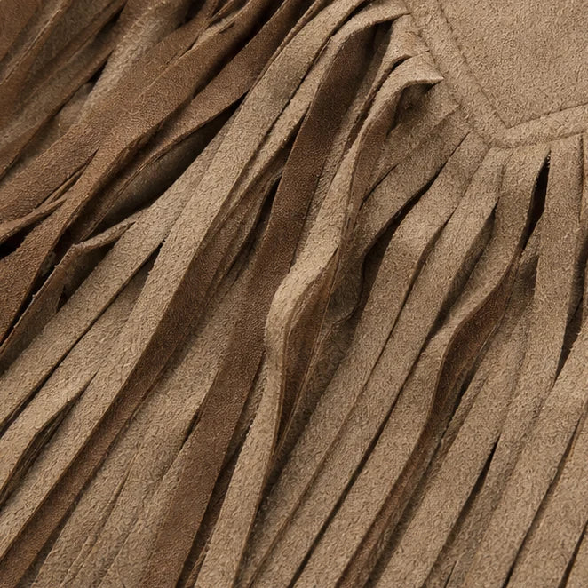 Vela Fringe Top | Cascading V-Neck Layered Fringe 8