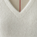 Jordan | Fuzzy Knit Mini Dress with Balloon Sleeves