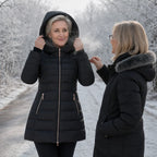 Addison | Plush-Lined Mid-Length Hooded Winter Coat