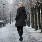 Addison | Plush-Lined Mid-Length Hooded Winter Coat