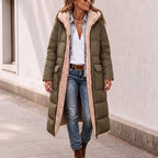 Brooke | Reversible Quilted Winter Coat with Hood