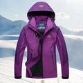 Janelle | Color-Block Shell Jacket with Detachable Hood
