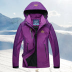 Janelle | Color-Block Shell Jacket with Detachable Hood