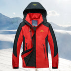 Janelle | Color-Block Shell Jacket with Detachable Hood