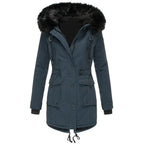 Mila | Parka with Fur-Trim Hood and Drawstring Waist