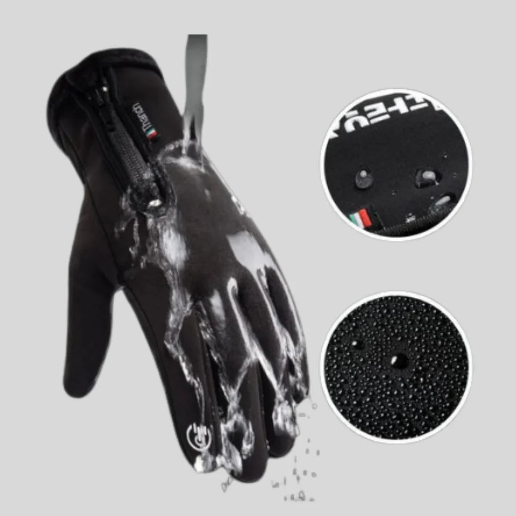 Giselle | Gloves with Zipper and Touchscreen Tip