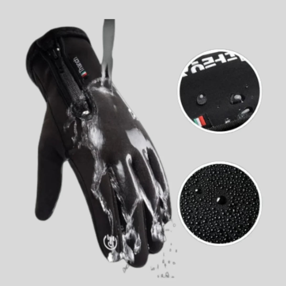 Giselle | Gloves with Zipper and Touchscreen Tip