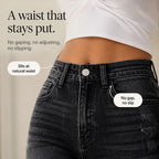 Vivia Black Flare Jeans | High-Waisted, Stretch Denim for Women 7