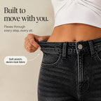 Vivia Black Flare Jeans | High-Waisted, Stretch Denim for Women 8