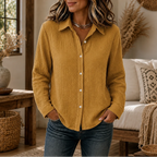 Wynlee White Blouse | Lightweight Crinkle-Crepe, Relaxed Fit 12