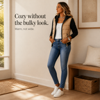 Abbie | Cozy Knit-Sleeve Puffer Jacket