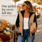 Abbie | Cozy Knit-Sleeve Puffer Jacket