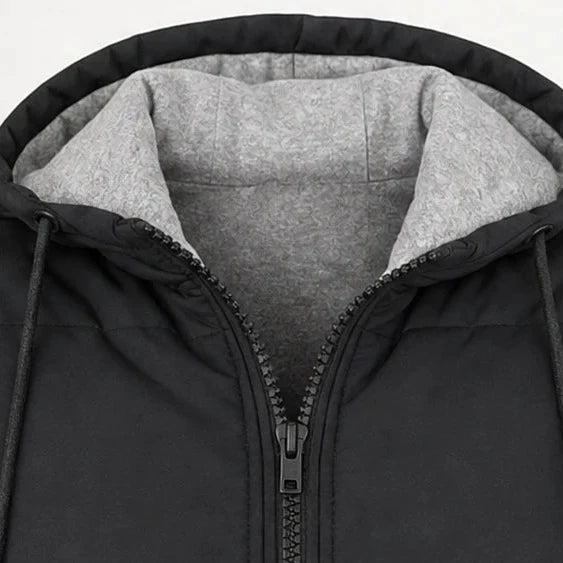 Adele | Cozy Quilted Hooded Coat