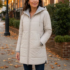 Adele | Cozy Quilted Hooded Coat