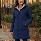Adele | Cozy Quilted Hooded Coat