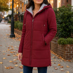 Adele | Cozy Quilted Hooded Coat