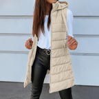 Aimee | Minimal Zip-Up Puffer Vest