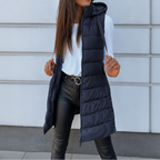 Aimee | Minimal Zip-Up Puffer Vest