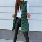 Aimee | Minimal Zip-Up Puffer Vest