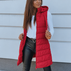 Aimee | Minimal Zip-Up Puffer Vest