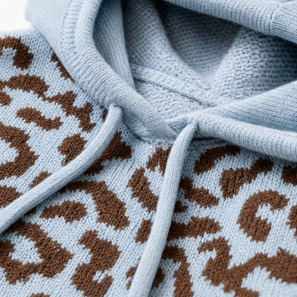 Alaina | Cozy Leopard Hooded Sweater