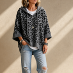 Alaina | Cozy Leopard Hooded Sweater