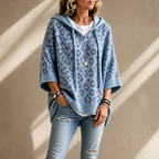 Alaina | Cozy Leopard Hooded Sweater