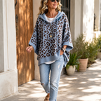 Alaina | Cozy Leopard Hooded Sweater