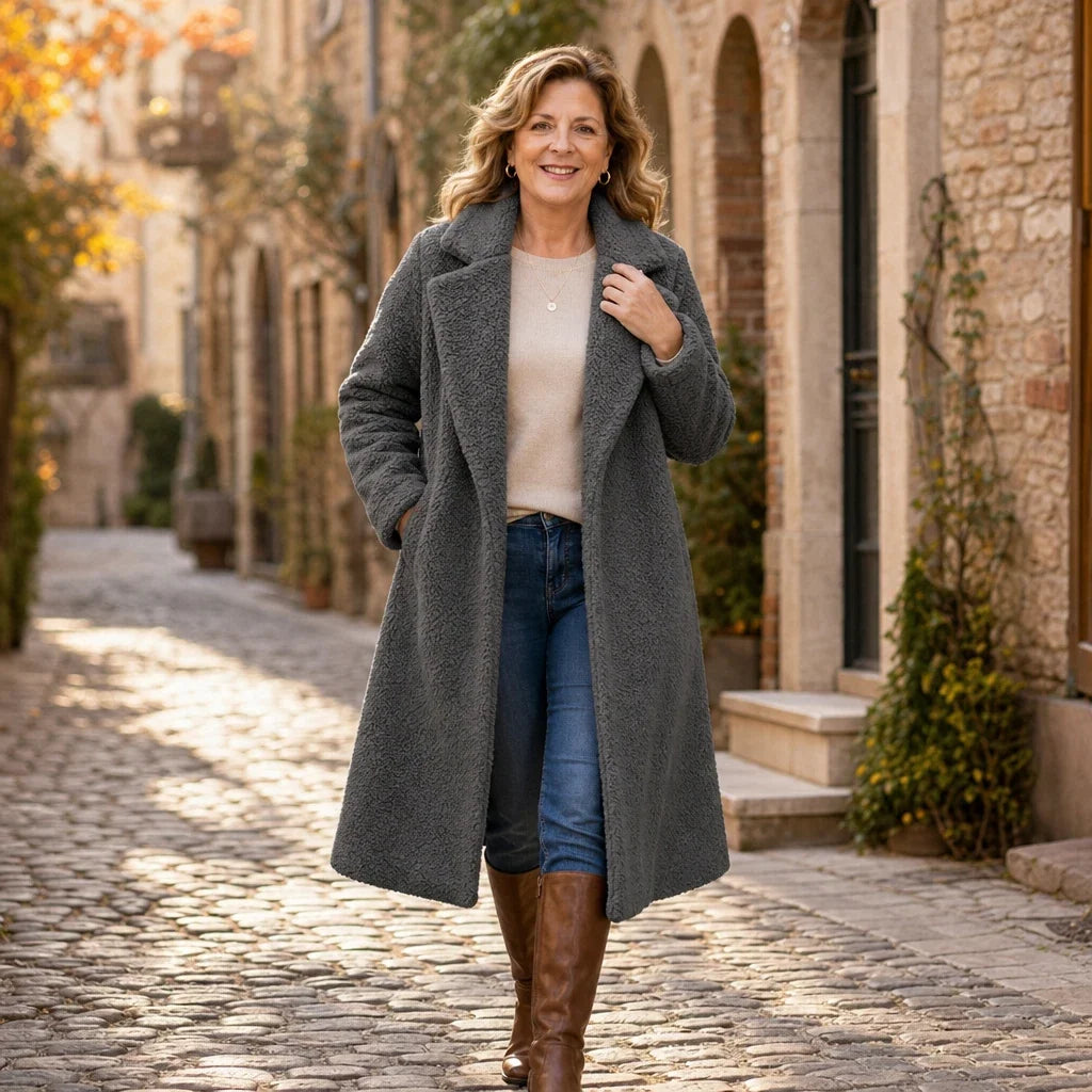 Alanna | Cozy Longline Teddy Coat