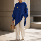 Alessandra | Cozy Heart Batwing Sweater