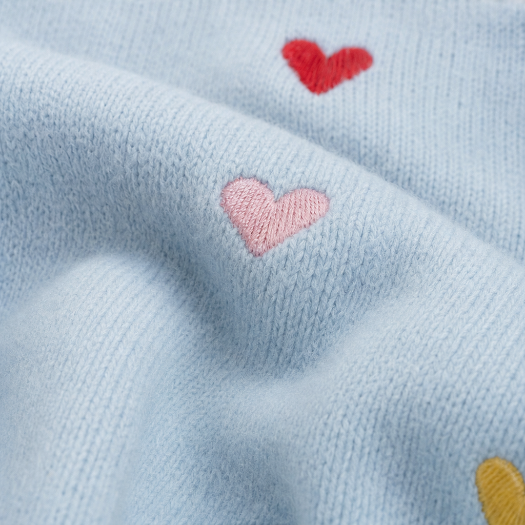 Alessandra | Cozy Heart Batwing Sweater